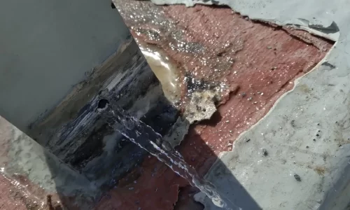 roof patio railing leak repair